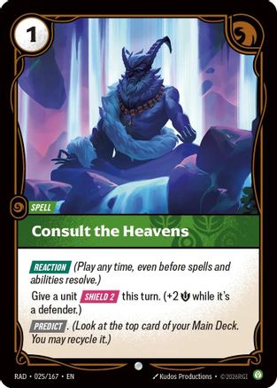 Consult the Heavens (025/167) - Radiance Foil - PokeBox USA