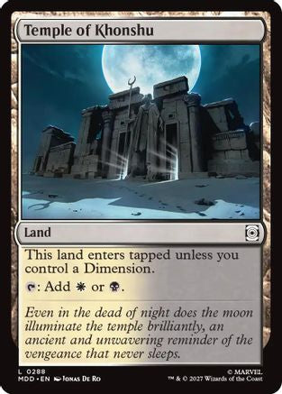 Temple of Khonshu (MDD-288) [Marvel: Darkhold Destiny] Foil