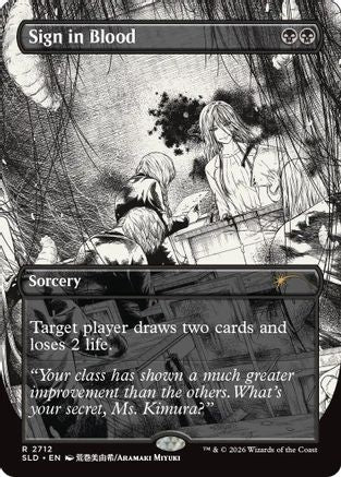 Sign in Blood (SLD-2712) [Secret Lair Drop Series] - PokeBox USA