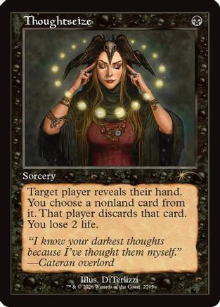 Thoughtseize (SLD-2705) (Retro Frame) [Secret Lair Drop Series] - PokeBox USA