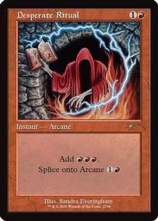 Desperate Ritual (SLD-2706) (Retro Frame) [Secret Lair Drop Series] Foil - PokeBox USA