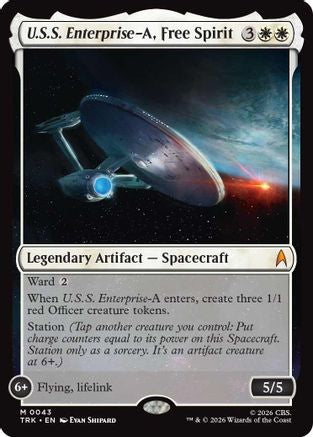 U.S.S. Enterprise-A, Free Spirit (TRK-043) [Star Trek] Foil