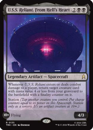 U.S.S. Reliant, From Hell's Heart (TRK-135) [Star Trek] Foil