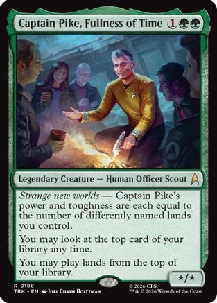 Captain Pike, Fullness of Time (TRK-188) [Star Trek]
