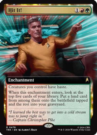 Hit It! (Extended Art) (TRK-476) [Star Trek] Foil
