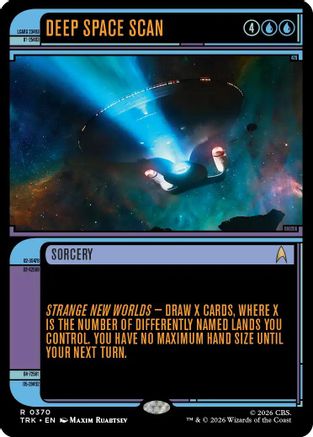 Deep Space Scan (Showcase) (TRK-370) [Star Trek]