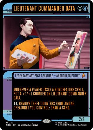 Lieutenant Commander Data (Showcase) (TRK-371) [Star Trek]