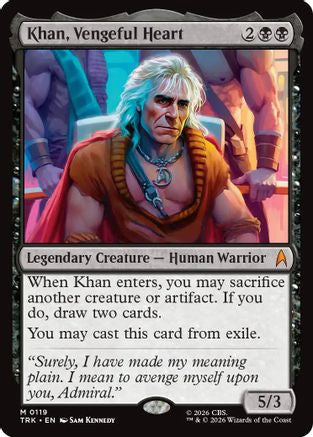Khan, Vengeful Heart (TRK-119) [Star Trek] Foil
