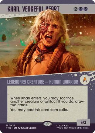 Khan, Vengeful Heart (Showcase) (TRK-416) [Star Trek]