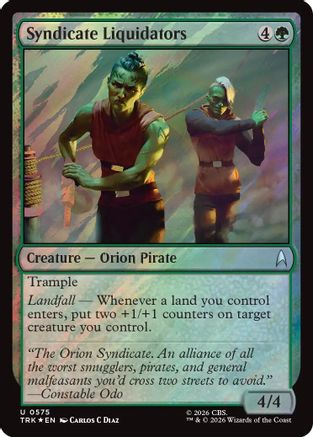 Syndicate Liquidators (TRK-575) [Star Trek] Foil