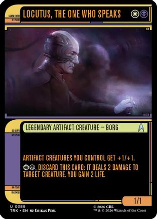 Locutus, the One Who Speaks (Showcase) (TRK-389) [Star Trek] Foil