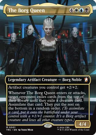 The Borg Queen (Borderless) (TRC-001) [Commander: Star Trek] - PokeBox USA