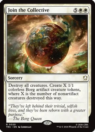 Join the Collective (Surge Foil) (TRC-020) [Commander: Star Trek] Foil - PokeBox USA