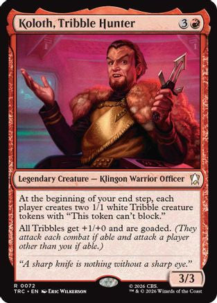 Koloth, Tribble Hunter (TRC-072) [Commander: Star Trek] - PokeBox USA