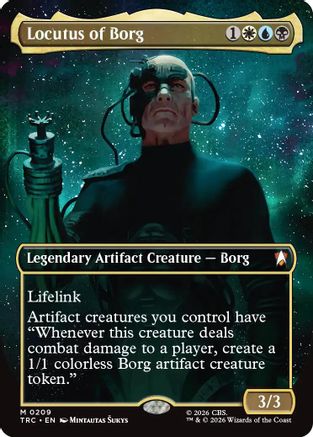 Locutus of Borg (Borderless) (TRC-209) [Commander: Star Trek] - PokeBox USA