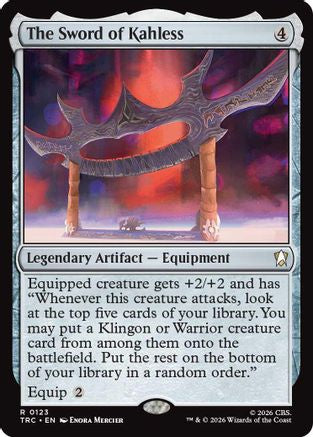 The Sword of Kahless (TRC-123) [Commander: Star Trek] - PokeBox USA