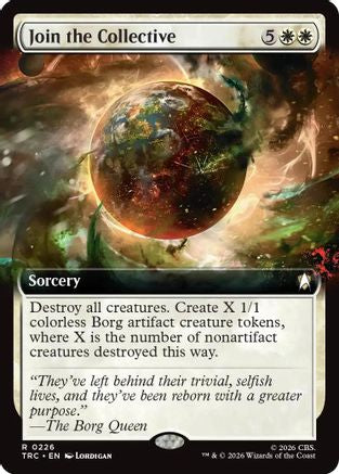Join the Collective (Extended Art) (TRC-226) [Commander: Star Trek] - PokeBox USA