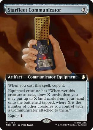 Starfleet Communicator (Extended Art) (TRC-356) [Commander: Star Trek] - PokeBox USA