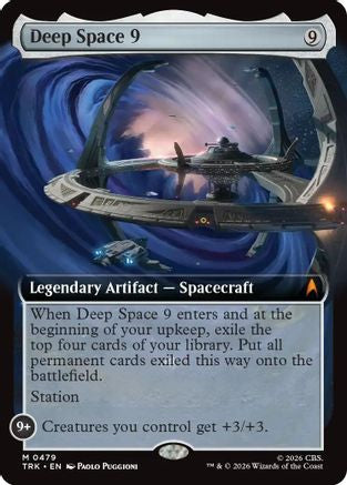 Deep Space 9 (Extended Art) (TRK-479) [Star Trek] Foil - PokeBox USA