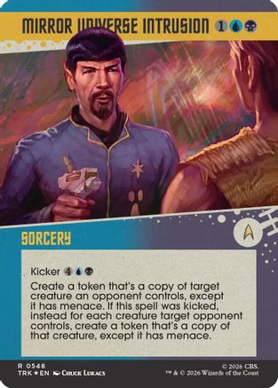 Mirror Universe Intrusion (Showcase) (Surge Foil) (TRK-548) [Star Trek] Foil - PokeBox USA