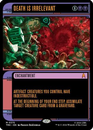 Death Is Irrelevant (Showcase) (TRK-375) [Star Trek] Foil - PokeBox USA