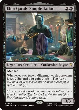 Elim Garak, Simple Tailor (TRK-106) [Star Trek] - PokeBox USA