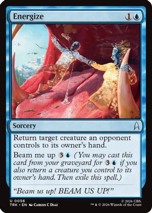 Energize (TRK-056) [Star Trek] Foil - PokeBox USA