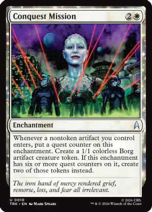 Conquest Mission (TRK-010) [Star Trek] Foil - PokeBox USA
