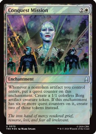 Conquest Mission (Surge Foil) (TRK-570) [Star Trek] Foil - PokeBox USA