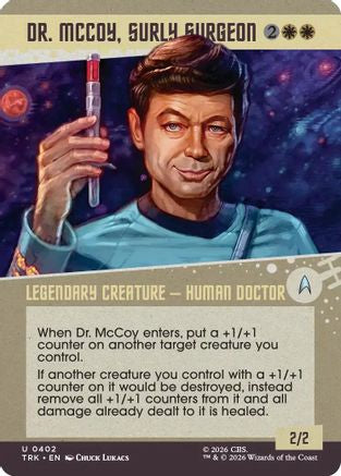 Dr. McCoy, Surly Surgeon (Showcase) (TRK-402) [Star Trek] - PokeBox USA
