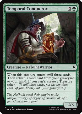 Temporal Conqueror (TRK-219) [Star Trek] Foil - PokeBox USA