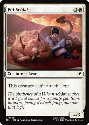 Pet Sehlat (TRK-028) [Star Trek] Foil - PokeBox USA
