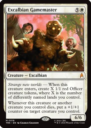 Excalbian Gamemaster (TRK-016) [Star Trek] Foil - PokeBox USA