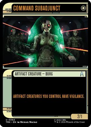 Command Subadjunct (Showcase) (TRK-364) [Star Trek] - PokeBox USA