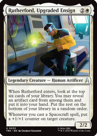 Rutherford, Upgraded Ensign (TRK-032) [Star Trek] Foil - PokeBox USA