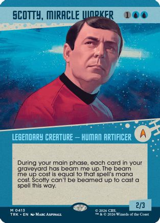 Scotty, Miracle Worker (Showcase) (TRK-413) [Star Trek] Foil - PokeBox USA