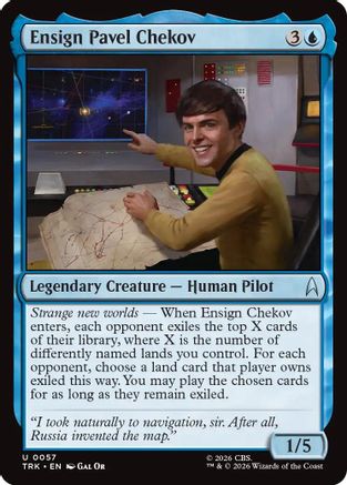 Ensign Pavel Chekov (TRK-057) [Star Trek] Foil - PokeBox USA
