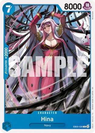 Hina (EB05-026) - Extra Booster: One Piece Heroines Edition Vol. 2 - PokeBox USA