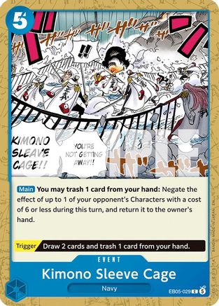 Kimono Sleeve Cage (EB05-029) - Extra Booster: One Piece Heroines Edition Vol. 2 - PokeBox USA