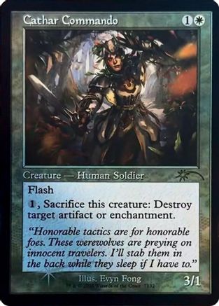 Cathar Commando (Retro Frame) (SLD-7132) [Secret Lair Drop Series] Foil - PokeBox USA