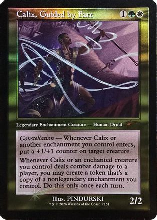 Calix, Guided by Fate (Retro Frame) (SLD-7151) [Secret Lair Drop Series] Foil - PokeBox USA