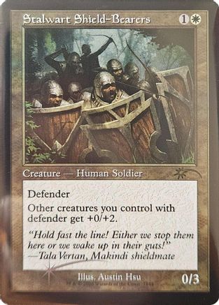 Stalwart Shield-Bearers (Retro Frame) (SLD-7148) [Secret Lair Drop Series] Foil - PokeBox USA