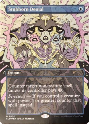 Stubborn Denial (SLD-8500) [Secret Lair Drop Series] Foil - PokeBox USA