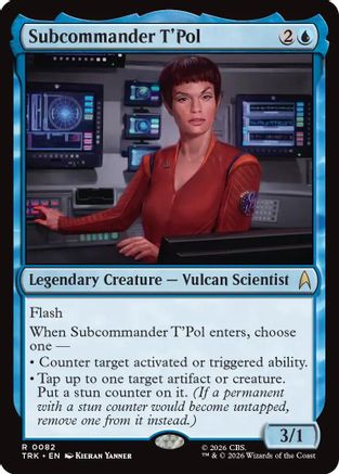 Subcommander T'Pol (TRK-082) [Star Trek] Foil - PokeBox USA