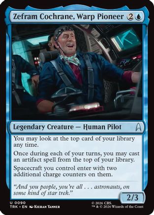 Zephram Cochrane, Warp Pioneer (TRK-090) [Star Trek] - PokeBox USA