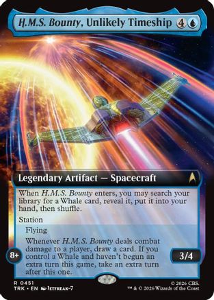 H.M.S. Bounty, Unlikely Timeship (Extended Art) (TRK-451) [Star Trek] - PokeBox USA