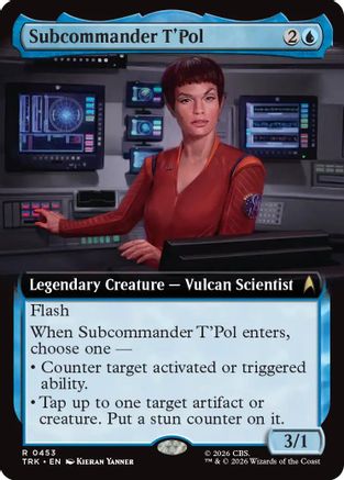 Subcommander T'Pol (Extended Art) (TRK-453) [Star Trek] - PokeBox USA