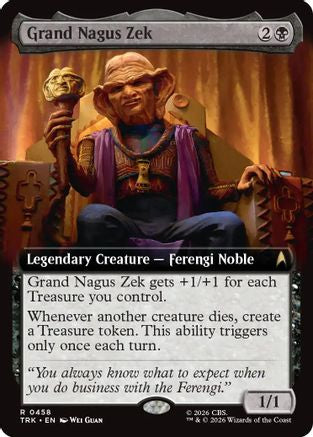 Grand Nagus Zek (Extended Art) (TRK-458) [Star Trek] Foil - PokeBox USA