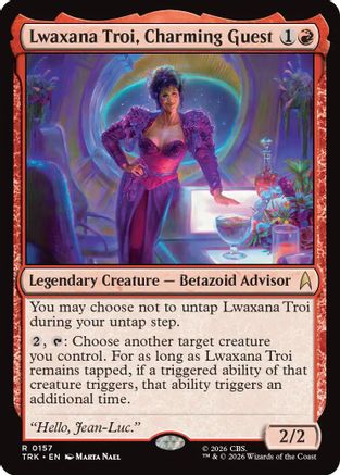 Lwaxana Troi, Charming Guest (TRK-157) [Star Trek] Foil - PokeBox USA