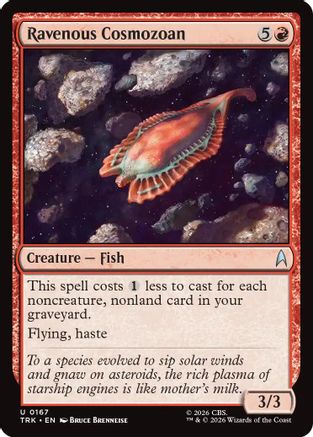 Ravenous Cosmozoan (TRK-167) [Star Trek] Foil - PokeBox USA